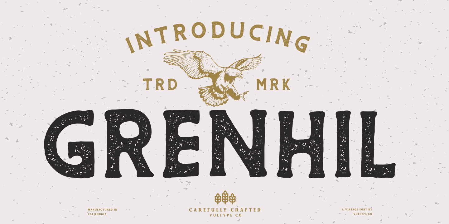 Шрифт The Grenhil